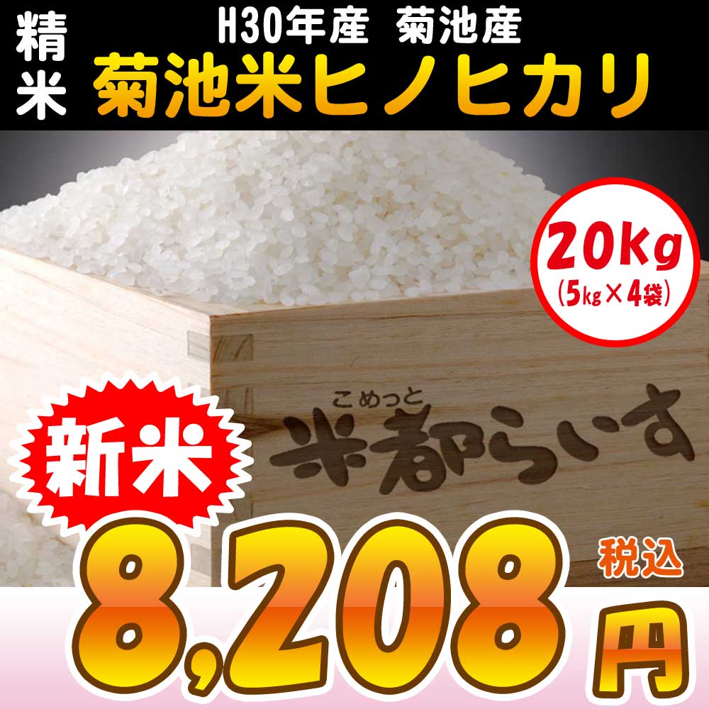 ランキング第1位 高級米 特Ａ熊本県産菊池米ヒノヒカリ10kg